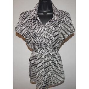 H&M Black and White Shirt 16